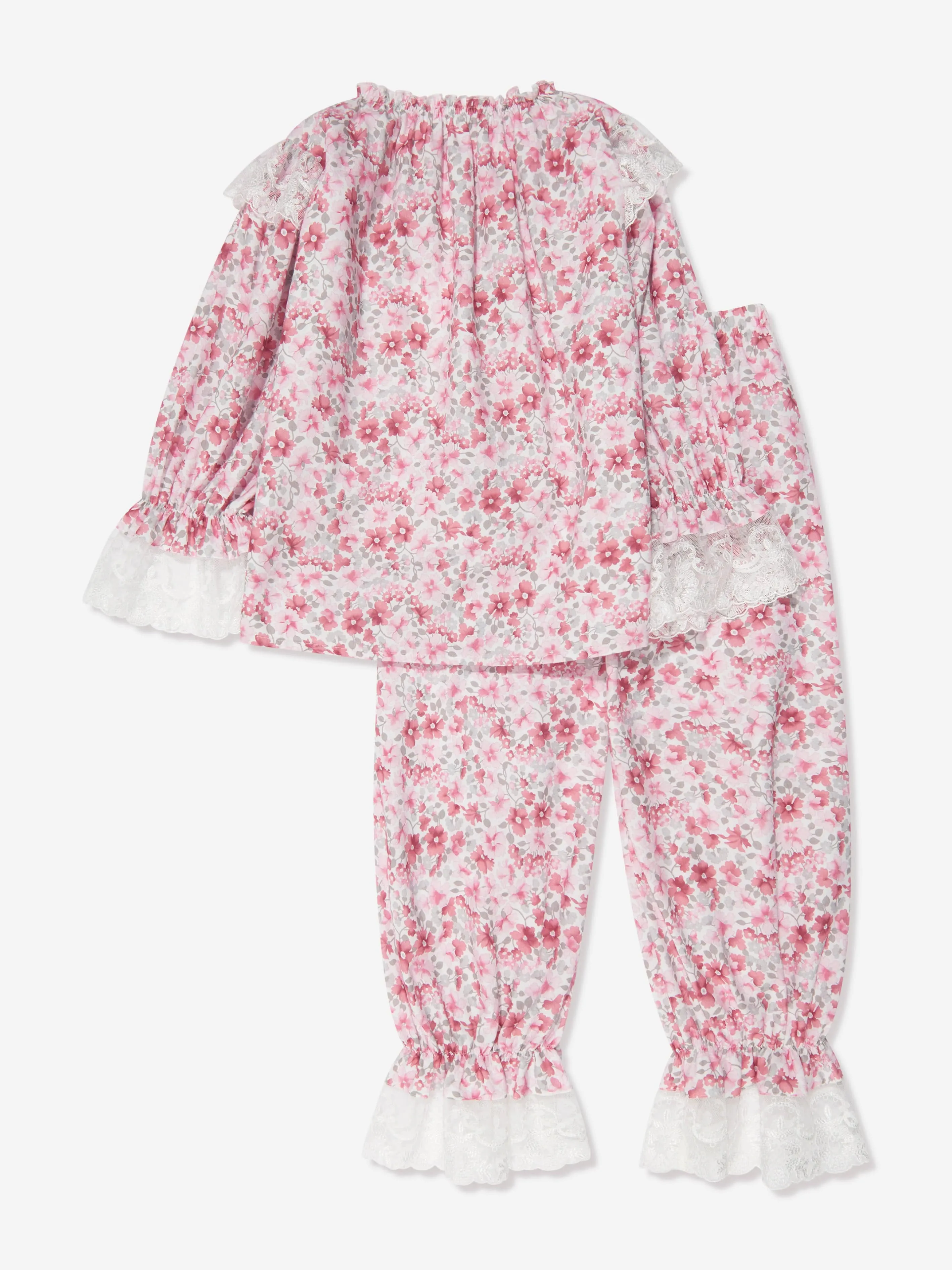 Amiki Children Girls Daniela Pyjama Set in Pink