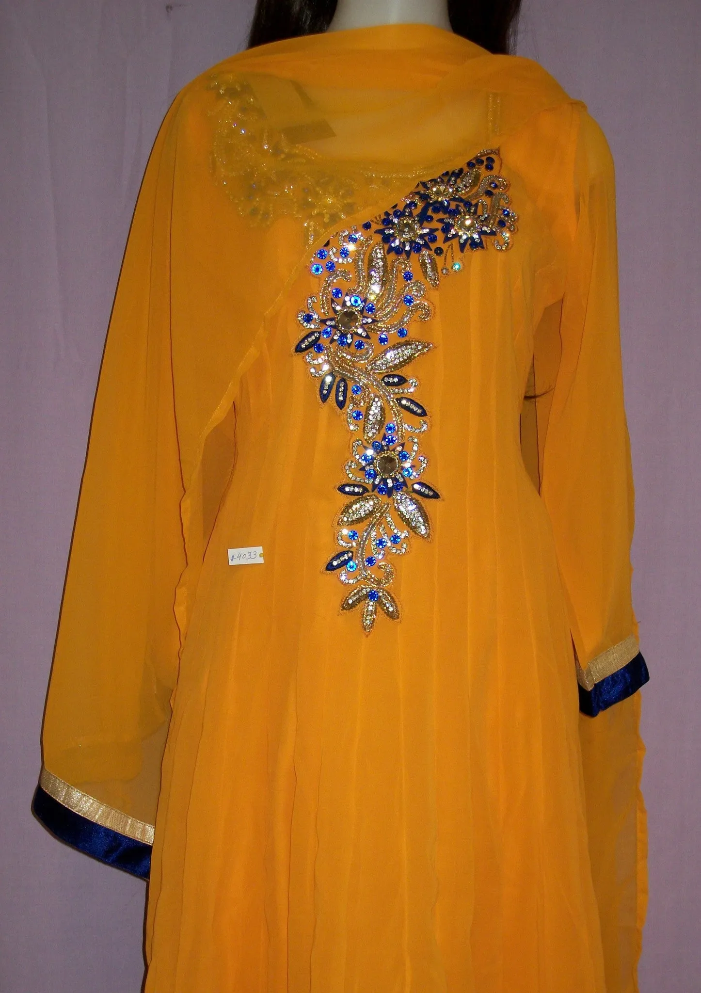Anarkali 4033 Georgette Embroidered Indian Clothing Shieno Sarees