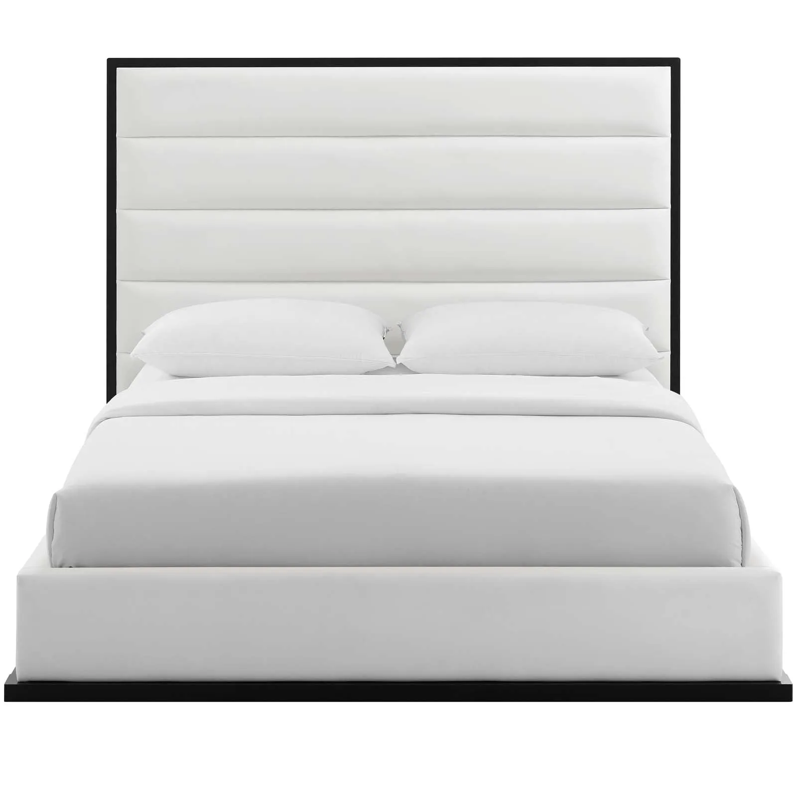 Ashland Faux Leather Platform Bed by Modway