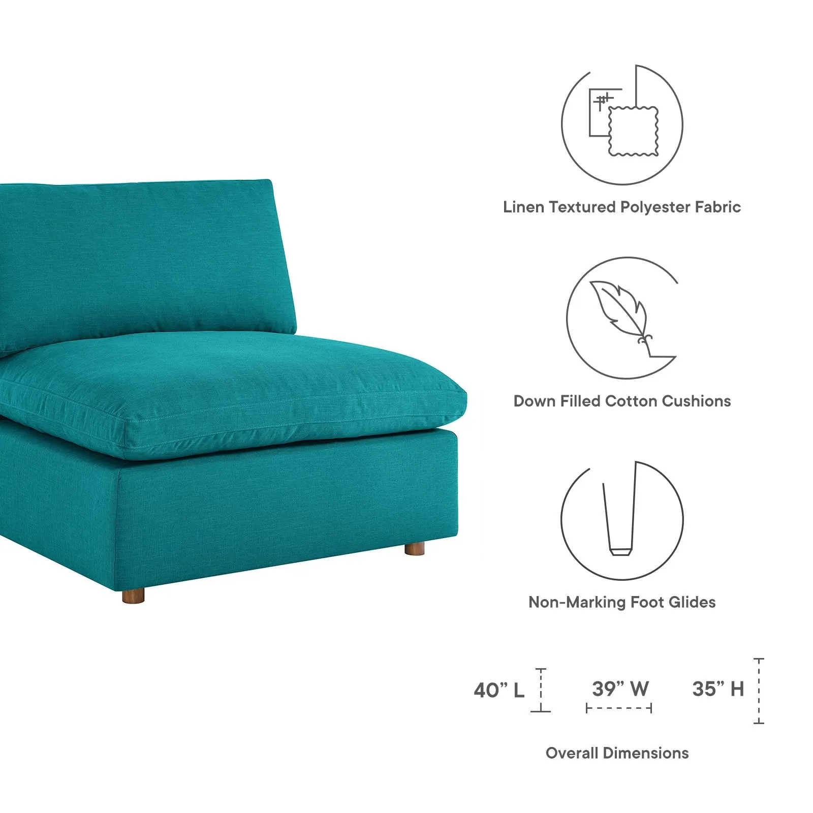 Commix Extra Large Reclining Sectional by Modway