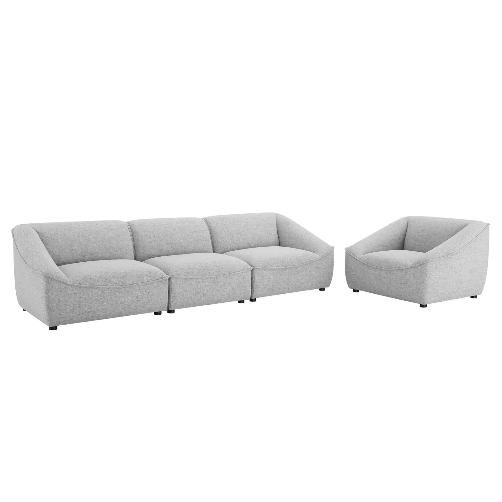 Comprise 4-Piece Living Room Set by Modway
