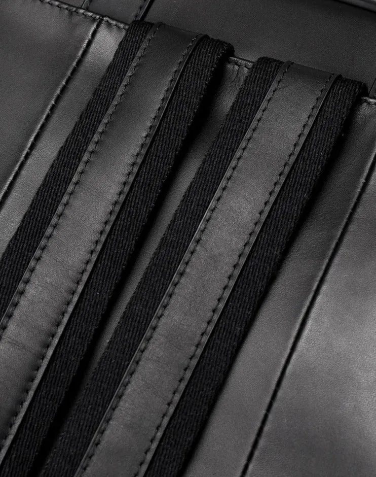 Elegant Business 14-Inches Handcrafted Woven Cowhide Leather Laptop Backpack For Women or Men