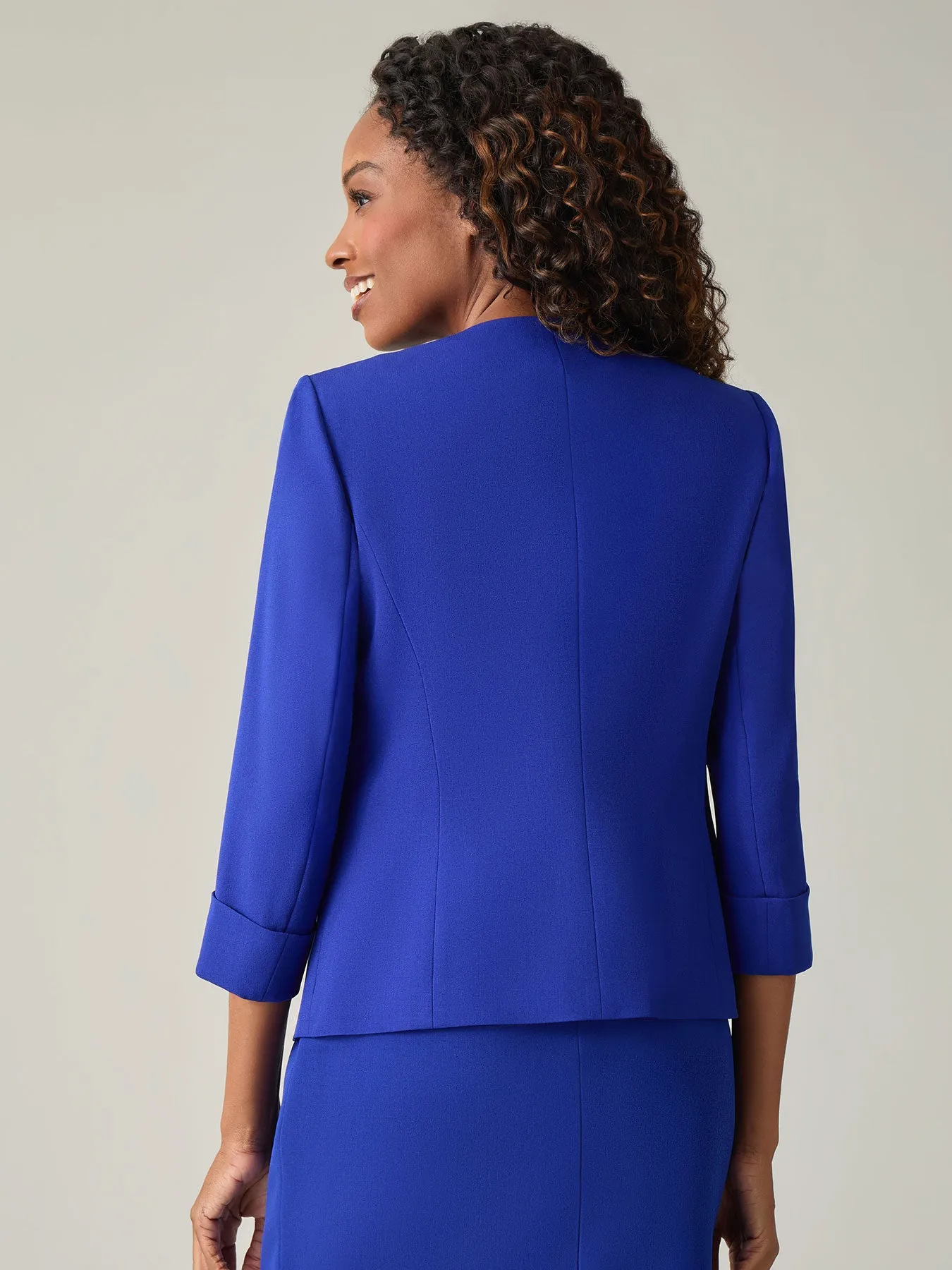 Elle Jacket, Iconic Stretch Crepe