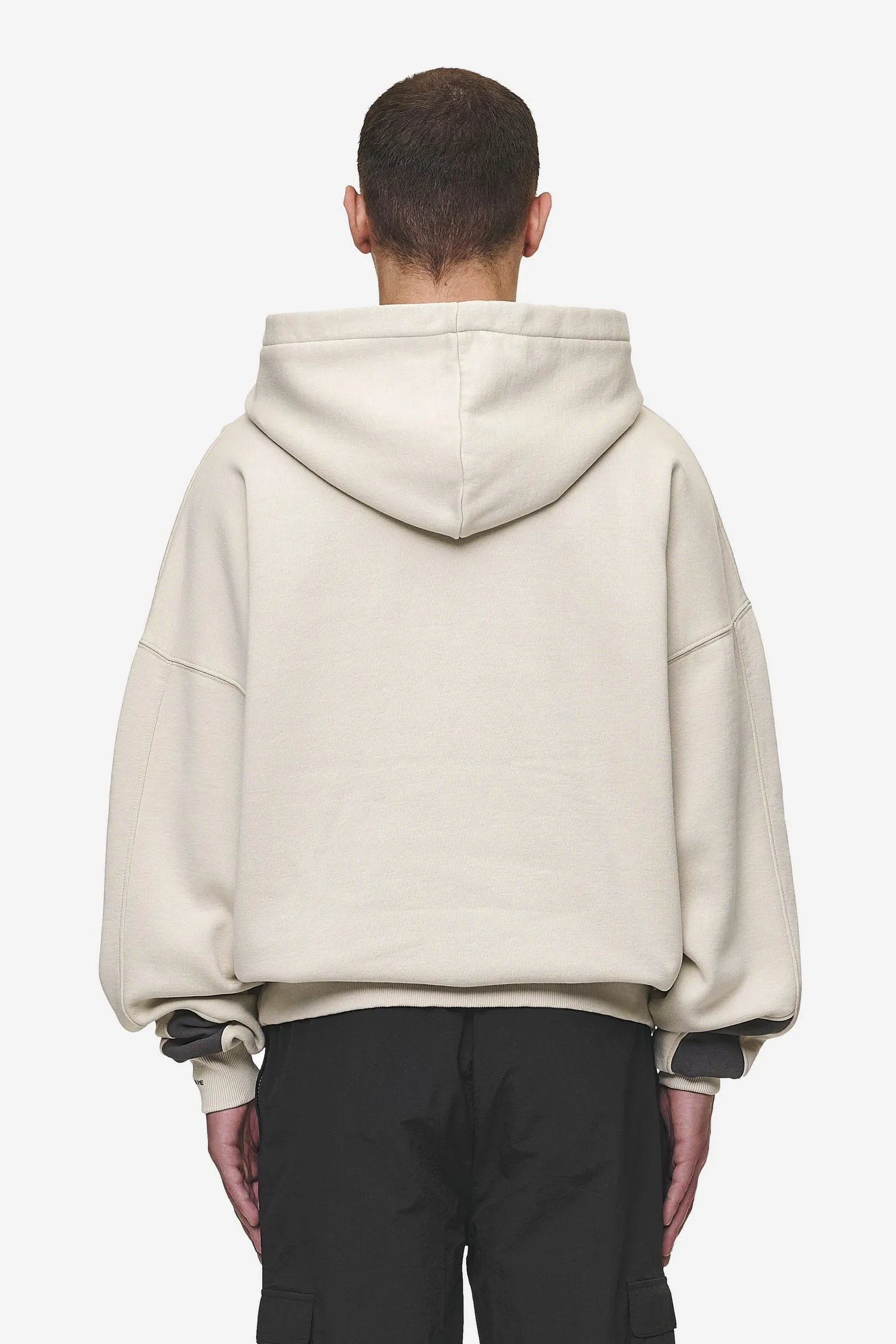 Enrith Boxy Hoodie Washed Light Beige