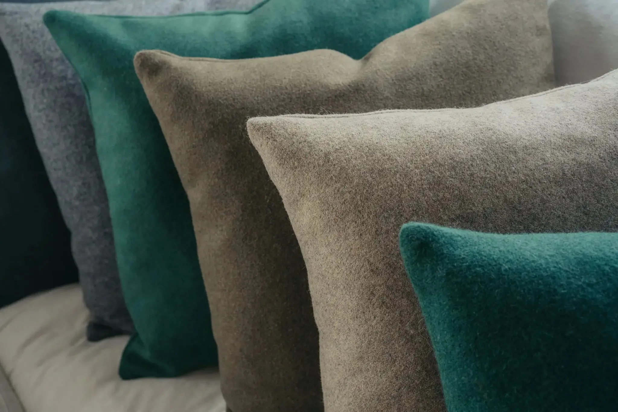 Felted NZ Wool Cushion