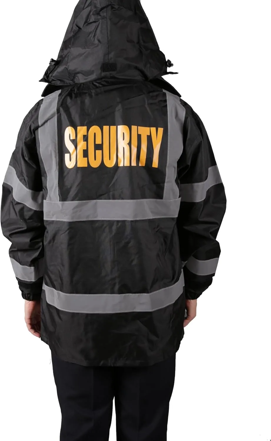 First Class High Visibility Water Resistant Raincoat Jacket and Pant With Reflective Stripes