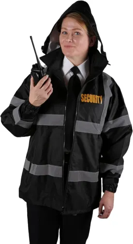 First Class High Visibility Water Resistant Raincoat Jacket and Pant With Reflective Stripes