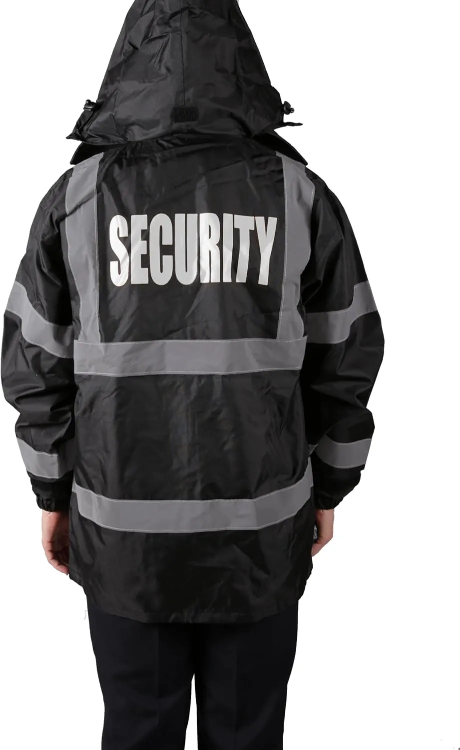 First Class High Visibility Water Resistant Raincoat Jacket and Pant With Reflective Stripes