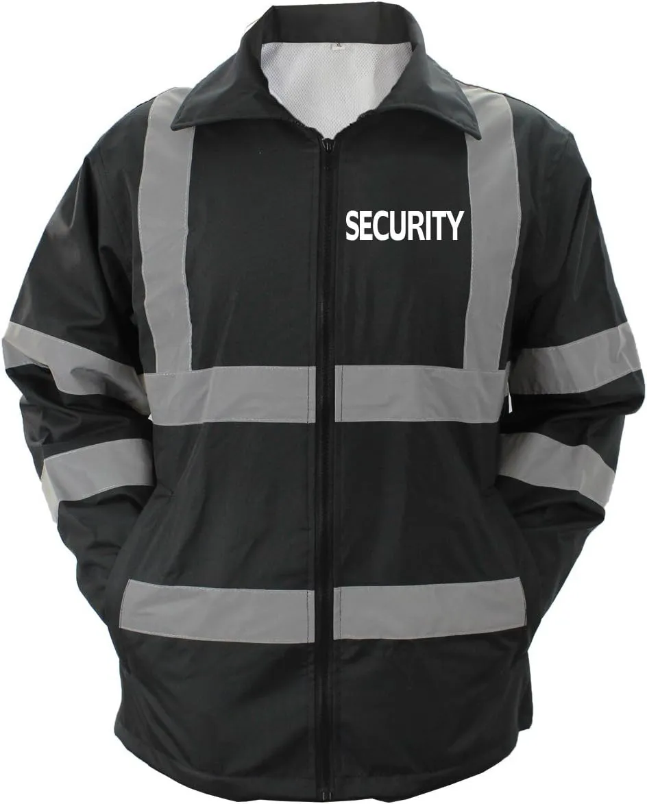 First Class High Visibility Water Resistant Raincoat Jacket and Pant With Reflective Stripes