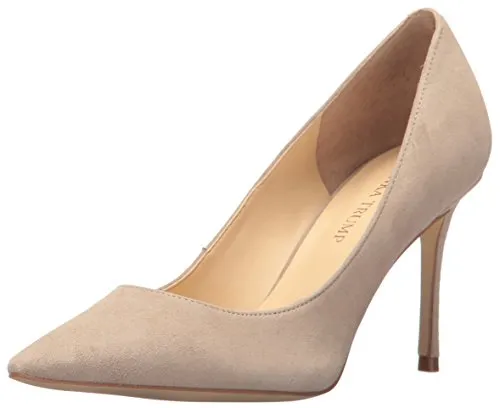 Ivanka Trump Women's Una Pump, Natural Suede, 7 Medium US