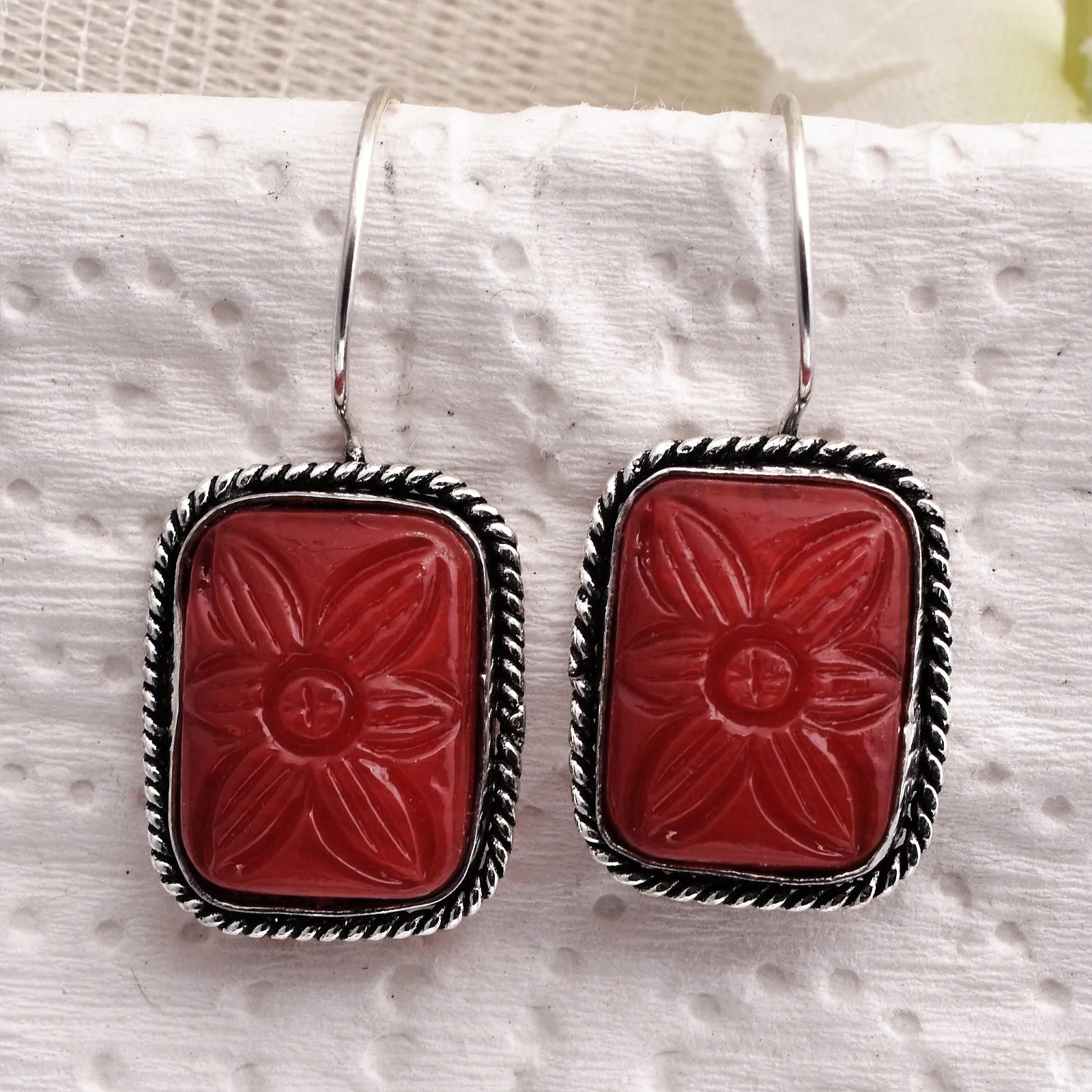 Jack Rectangle Dangler Earrings