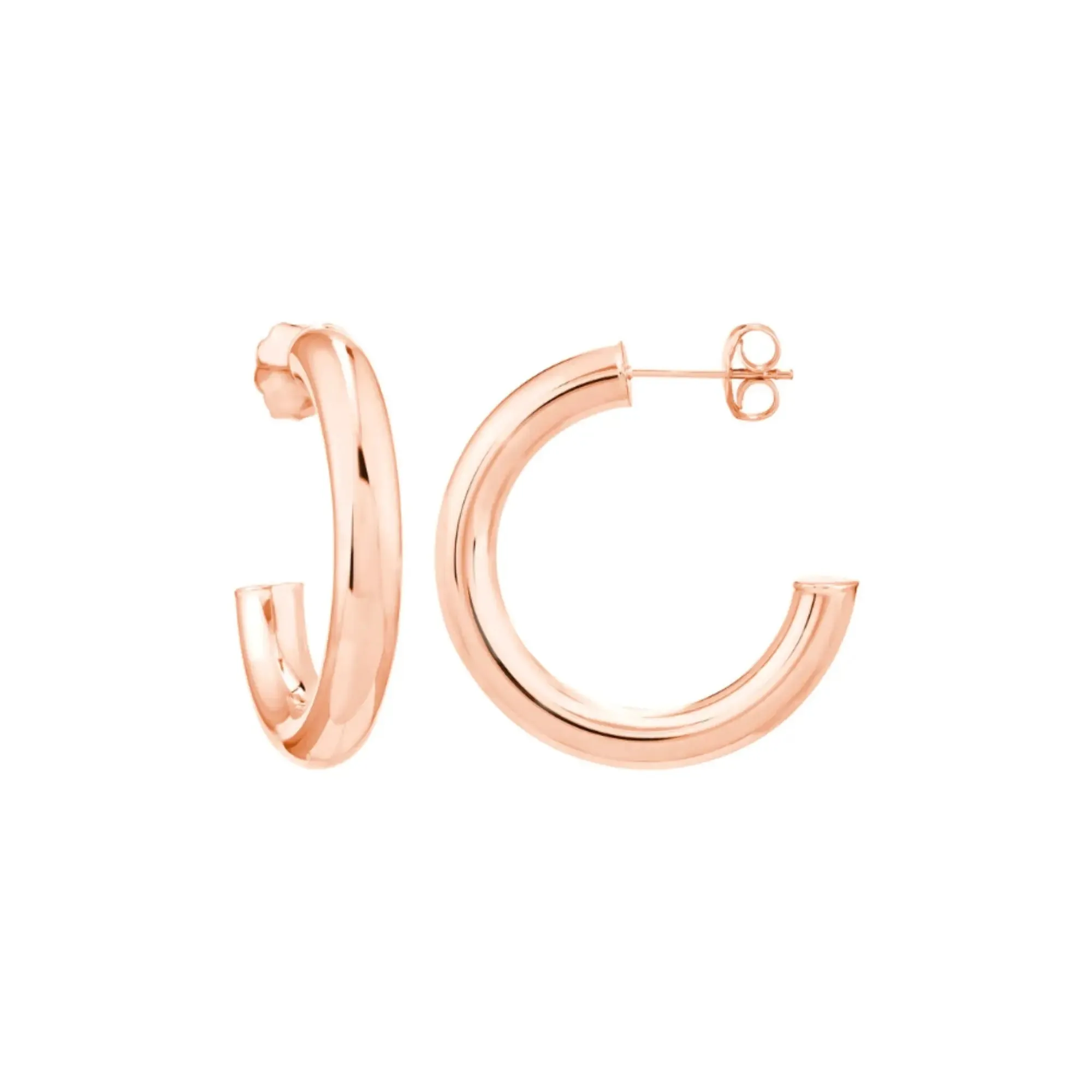 Medium Gold Hoop Earrings