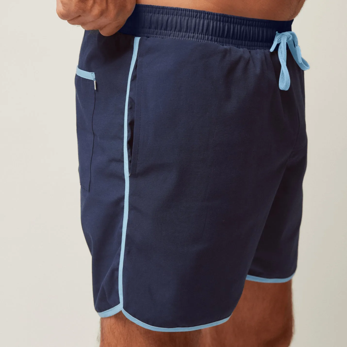 men's navy boardie
