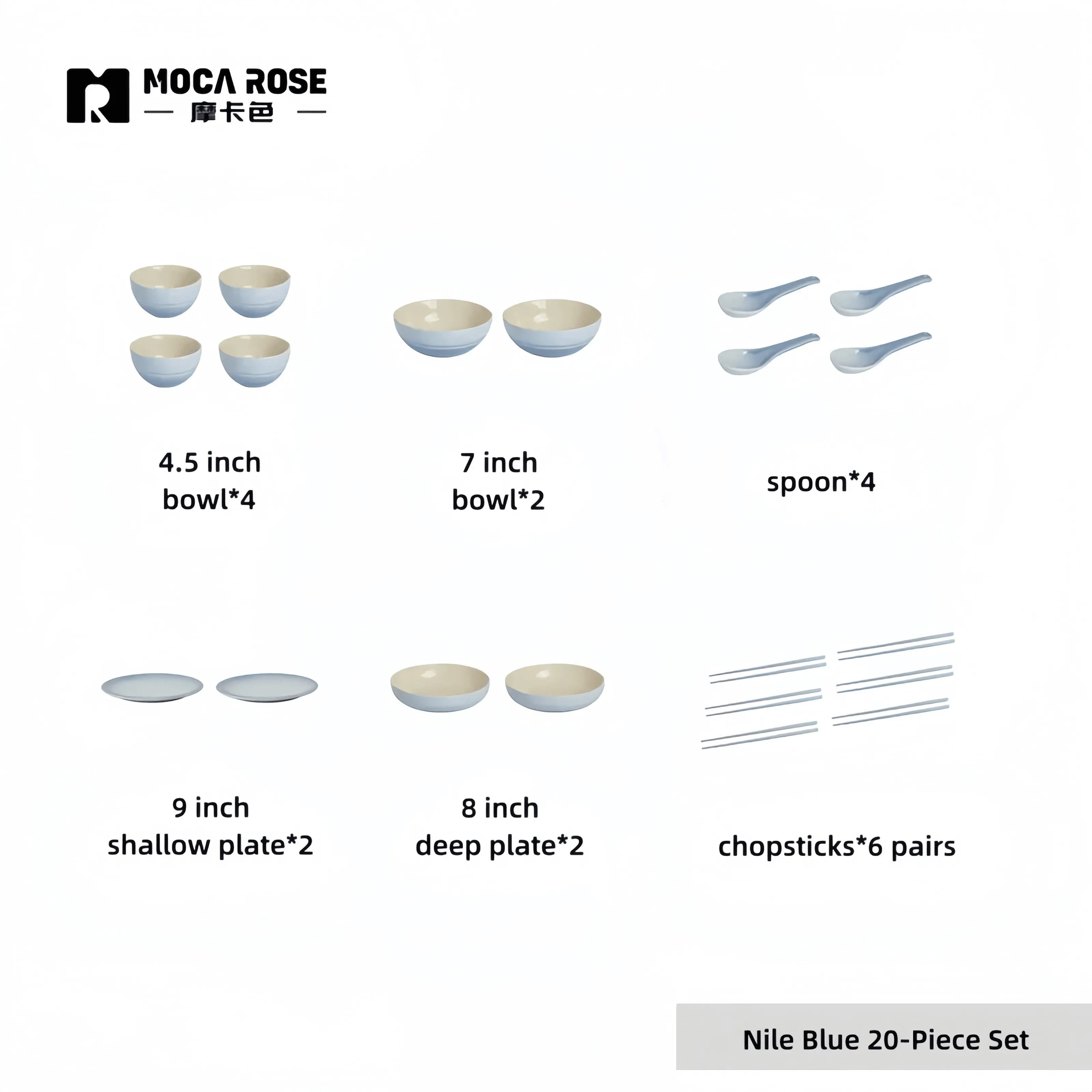 Elegant Premium Tableware Sets for Modern Homes - Mocarose Luxury Dining Set