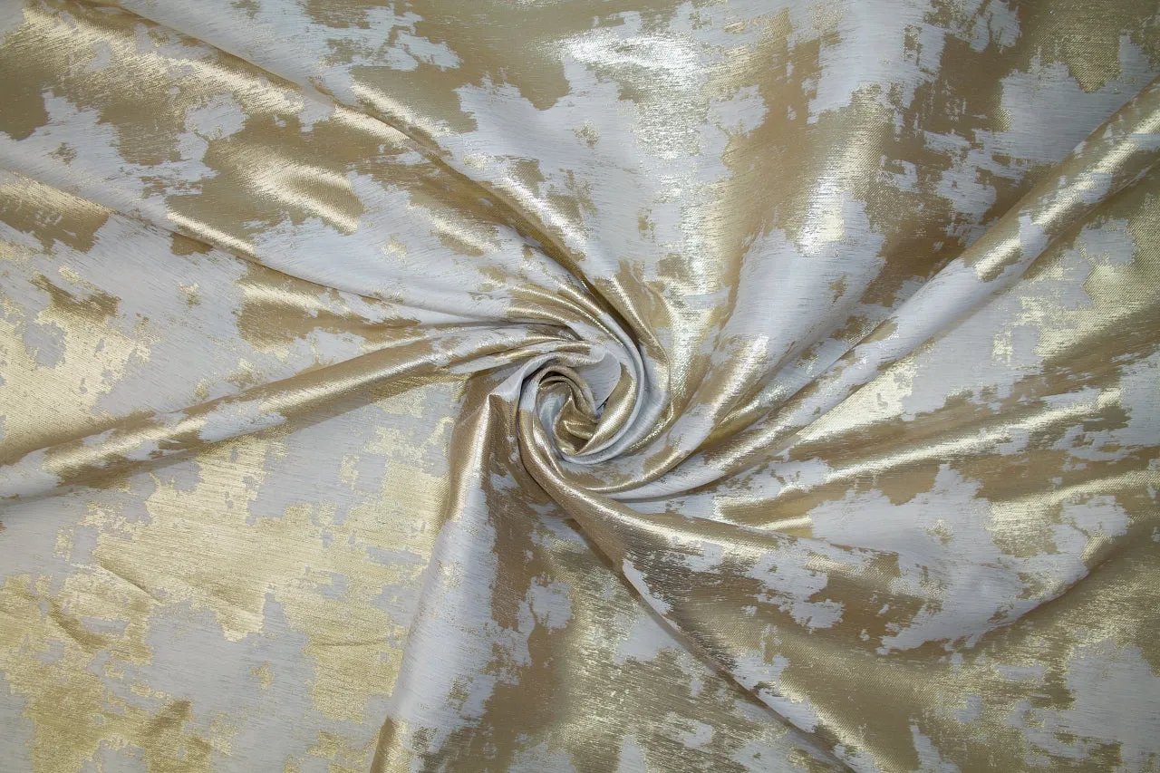 Randi Rahm Reversible Matellassé Brocade - Gold/White & Copper/Pink