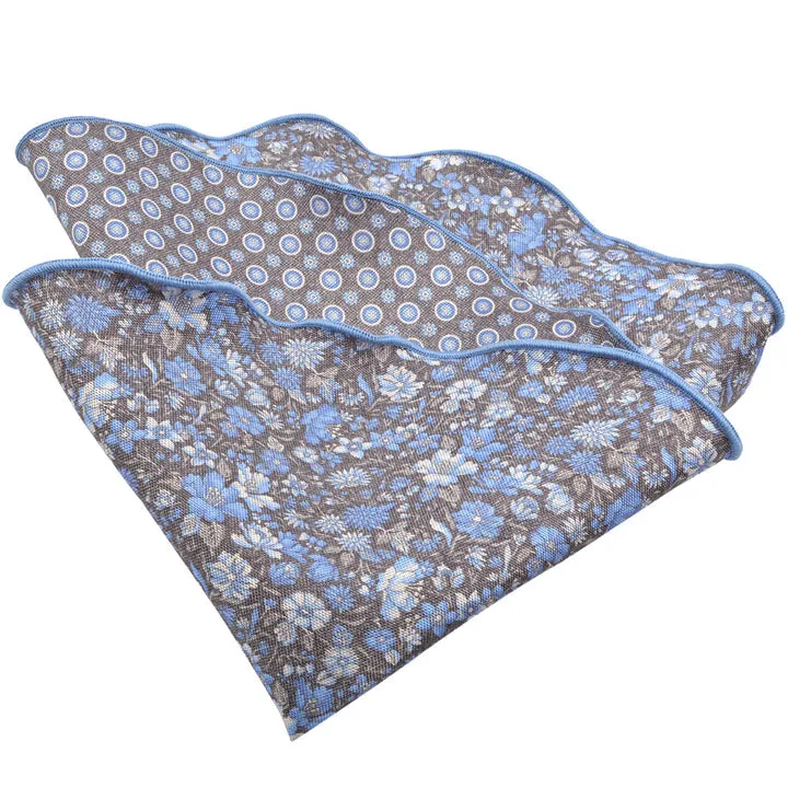 Silk Printed Panama Pocket Round DR6161-409