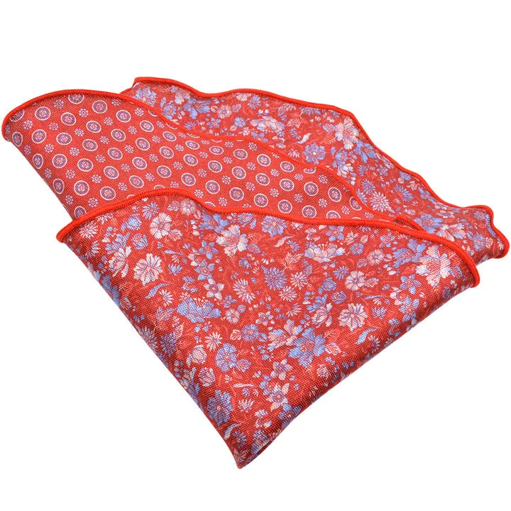 Silk Printed Panama Pocket Round DR6161-409