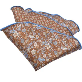 Silk Printed Panama Pocket Round DR6161-409
