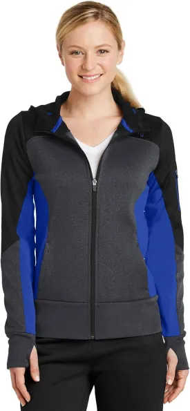 Tech Fleece Colorblock Full-Zip Hooded Jacket XL Black/Graphite Hthr/True Royal