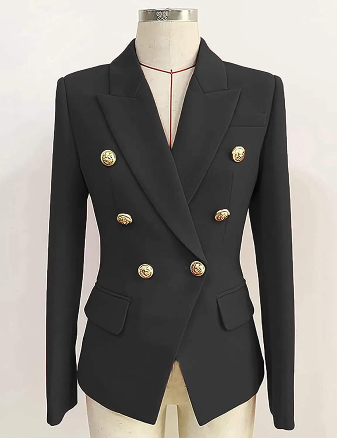 Women's Blazer Suits 2 Piece Solid Work Pant Suit for Women Business Office Lady Suits Sets (Blazer Pants